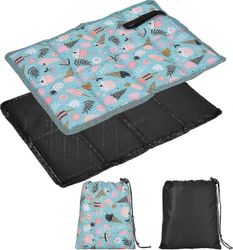 2 kpl:n kokoontaitettavat ja vedenpitävät ulkoistuintyynyt säilytyspusseilla