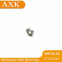 Real Time-begrænset Mr126zz bærende Abec-3 (10stk) 6*12*4 mm miniature Mr126 Zz kuglelejer L-1260zz Mr126z
