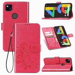 König Taske Mobiltelefonbeskytter til Google Pixel 4A Case Flip Cover Case Cases Bumper Pink