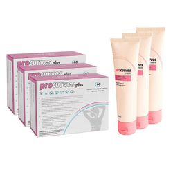 PROCURVES PLUS - x3 kapselia + x3 luonnollista voidetta rintojen stimulointiin ja hoitoon