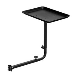 Salons tuolin sivutarjotin hiustyökalulle, täysin säädettävät metalliset järjestäjät 360 pyörimistoiminnolla parturiaseman lisäosa Monivärinen