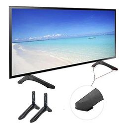 Yleiskäyttöinen TV-teline jalustaan asennettava musta TV-teline 32-65" TV-pöytätelineelle - 2023