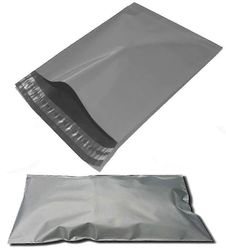 Vahva polypostitus postituspostipussit laatu itsesuljettava harmaat muoviset postittajat postituspussit (10x14,50kpl)