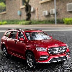 Huiyun 1:32 GLS GLS580 SUV Alloy Car Model Diecasts &; Toy Vehicles Metal Car Model Collection Sound Light Simulation Lasten lelulahja Punainen ei ...