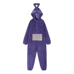 Unisex Teletubbies kostym Disi Onesies Lala Cosplay Pyjamas Jumpsuit M Purple