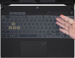 Tastaturdæksel til 2022 Asus Tuf Dash 15 15.6" Fx517zm Fx517zm-as73, Tuf Gaming F15 Fx507zm-ES74, Tuf Gaming F17 Fx707 Fx707zm 17.3", Asus Tuf A15 A17