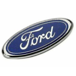 Hppyn For Ford Badge Oval Blå/krom 145x 60mm Foran / bak Emblem