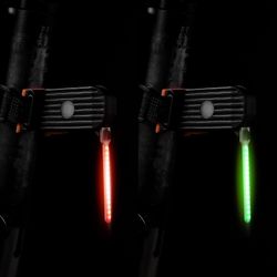 LED-polkupyörän takavalo, USB-ladattava punainen virtaava takavalo, vedenkestävä 3 valotilalla