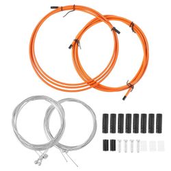 1 Aseta vaihtojarrun ja vaihtajan vaijerin vaihdevaijerin lisävaruste Oranssi 250X0.5cm