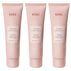 Puhdistavat entsyymit Kuoriva geeli Kuoriva kasvojen kuorinta Kasvojen kuorinta-aineet Kuolleen ihon poistoaine naisille KOEC 3pcs