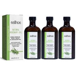 1-3kpl eteerinen EELHOE Rosmariinin eteerinen öljy hiustenhoitoon, pörröisyyttä, pitkäkestoinen, pehmeä pysyvyys, korjaus 100ml 3 kpl