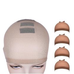 Coosilo 12pcs Strømpe Paryk Caps Unisex Nylon strækbar Mesh Paryk Cap Hair Care Kits