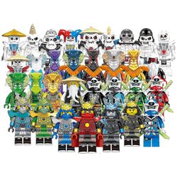 Sarja 32 kpl Ninjago Mini -hahmoja Kai Jay Sensei Wu Master Rakennuspalikat Lelut