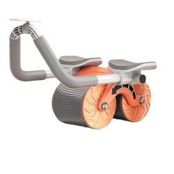 Abdominal Roller Automatisk Rebound Træning Abdominal muskelartefakt Trening Fitness Utst orange