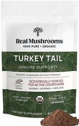 Real Mushrooms Real Fungi kalkkunan häntäjauhe 100g, 3.53 oz, 100 annosta