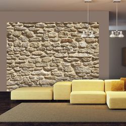 IlyDecor Carta da parati effetto pietra - Vecchio muro di pietra 300x231