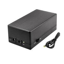 12V 2A keskeytymätön virtalähde mini UPS 12000MAh akun varmuuskopiointi CCTV- ja WiFi-reitittimen hätätilanteeseen Musta