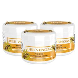 Bee-venom Psoriasises Cream, Bee-venom Psoriasis Treatments Cream, Skin Relief Anti-itch Cream 3pcs