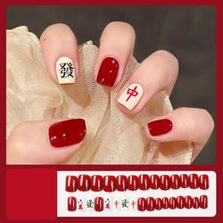 Bærbar negle patch aftagelig blød negle patch gelé lim færdig søm patch wearable nail patch Kraftfulde