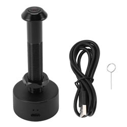 Wifi Peephole Camera 1080P HD Mobile Detection 170° laajakulmalinssi Night Vision Door Viewer sovelluksella kodin turvaan musta