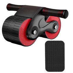 Windy Automatisk Rebounds Ab Roller For Abs Trening, ab Roller Wheel Treningsutstyr For Core Workout, perfekt Home Gym Utstyr for menn Kvinner Abdo...