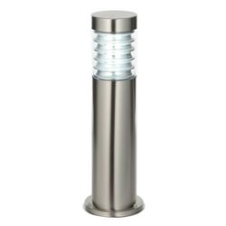 Endon Collection Lighting Jævndøgn Udendørs Coastal Pullert Light Marine Grade rustfrit stål IP44, E27