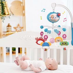 Pinnasänkymobiili vauvoille Vauvamobiili pinnasängyn ripustusprojektiomobiililla musiikkilaatikon ajoitustoiminnolla musiikillinen matkapuhelin vau...