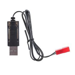 3.7v musta Usb-laturin sovitinkaapeli Sky Viper Drone Helikopterille 1kpl