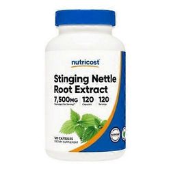 Nutricost pistävät nokkosuutekapselit, 7,500 mg, 120 määrä