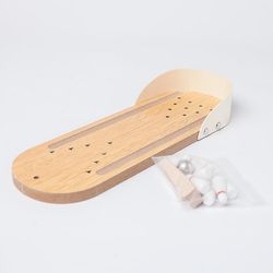Fantasia Hot Salg af Mini Bowling Interactive Forældre-barn brætspil Legetøj Træ Rullekugle