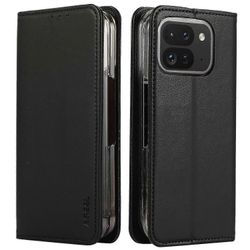 Google Pixel 9 Pro Fold 5G -puhelinkotelolle RFID-estävä nahkainen läppäkansi