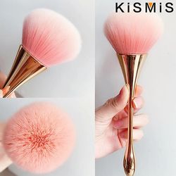 Makeup Brush Face Cheek Contour Blusher Nose Foundation Loose Powder Kosmetisk Makeup Børster Tool Pulver Blush Brush 2PCS