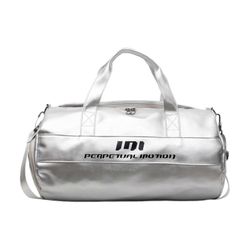 Urheilulaukku Suurikapasiteettinen kuntolaukku Matkalaukku Viikonloppulaukku Matkalaukku Yölaukku Kenkälokerolla Hopea