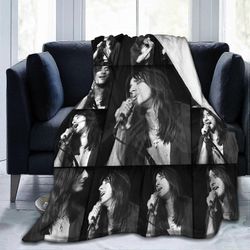 Kerota FR043 Steve Rock Music Perry Singer Kollaasi heittää huopa flanelli lämmin pehmeät peitot sisustus sänkyyn olohuone aikuiset lapset lapset 5...