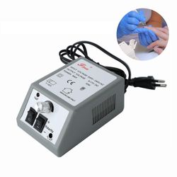 Coosilo Elektrisk neglebor Trimning Nail Drill Machine Fjernelse Gel Neglebånd Tools grå