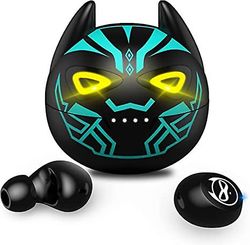 Gaming Earbuds Børn Bluetooth 5.0 Ørepropper In-ear hovedtelefoner med mikrofon 36h spilletid Ipx6 Vandtæt Touch Control Hifi Stereo Led Display Sp...