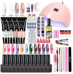 Jewhiteny Kynsisetti 54W UV-lampun kynsisetti manikyyrisarjaan geelisetillä XIAN001