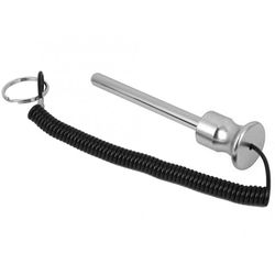 Fitness Gym Magnetic Universal Vekt Stack Pin Med Lanyard Aluminium Styrketrening Gym Equipme sølv