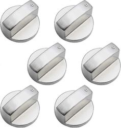 6 kappaletta Universal Metal Control Knobs Kaasuliesi Nuppi 6mm Universal Control Knobs Liesi Nuppi kaasuliesi uunin liesi