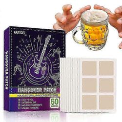 Krapulalaastarit 60 kpl, käytä ennen juomista, juhlalaastarit nautinnolliseen illanviettoon, herää