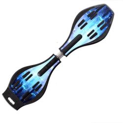 Rullalauta valaisevilla pyörillä, kompakti ja kevyt muotoilu lapsille ja nuorille, hauska rullalauta parannetulla näkyvyydellä