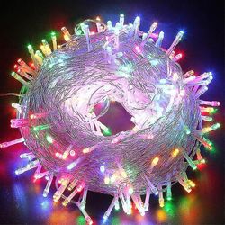 Thrisdar 50m 100m 200m 300m 500m Christmas Led String Fairy Light Outd-gt Flerfarget 200M 2000LEDS