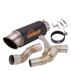 Roobeki Til CFMOTO CLX-700 CLX700 CLX 700 Sport 2020 2021 2022 2023 motorcykeludstødningssystemer 51mm Mid Link Pipe Moto lyddæmper E