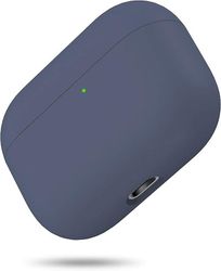 AIR Triple Layer Hybrid Protective Hard Case kompatibel med Apple AirPods Pro (Navy Blue)