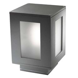 Forlight Lighting Alfil Udendørs Piedestal Urban Grey 1x E27 IP44