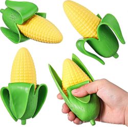 4 kpl Fake Corn Soft Stress Relief Toys Rubber Stretchy (maissityyli)