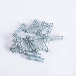 Huncv-100kpl, korkealaatuinen räätälöity galvanoitu kuulakärkikynän jousi pieni puristusjousi, 0,4 mm: n langan halkaisija * 4 ,5 mm: n ulkohalkais...