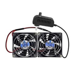 12 V:n 120 x 120 x 25 mm:n tuulettimen jäähdytystuuletin, palvelinkotelo, teollisuuslämmönpoistotuuletin Kaksi tuuletinta