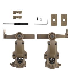 Kypäräkiskon sovitin COMTAC3:lle ComTac-lisävarusteet kuulokemikrofonin kiinnitys Fit Ops Core ARC Team Wendy MLOK Ra As Shown