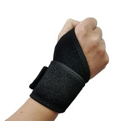 Sport Håndledd Håndstøtte Støtte Carpal Tunnel Leddgikt Forstuing Stropp 1Pair Black